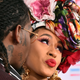 Offset (L) and Cardi B attend the 2018 American Music Awards at Microsoft Theater